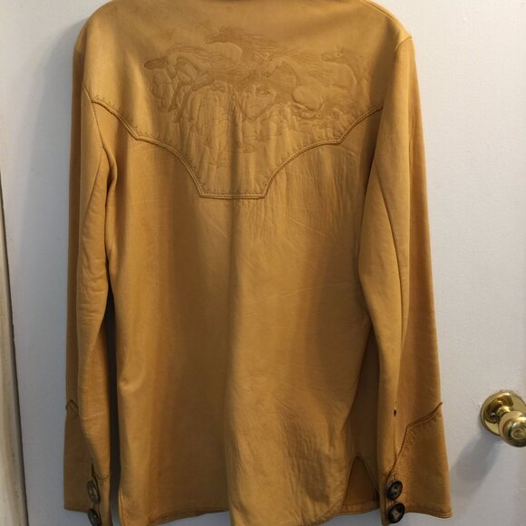 SANTA FE LEATHER Co 70s Western Deerskin Jacket - Picture 13 of 15